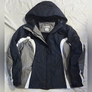 Columbia Women's Black and White Ski Jacket